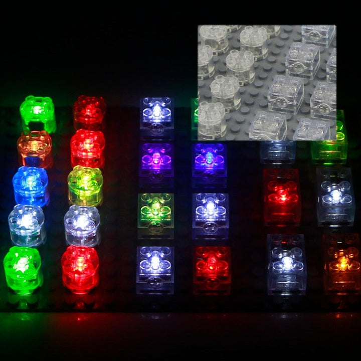 LED Light Up Set Lighting Bricks Blocks Compatible 3002 3003 6143 Friends Park Parts City Accessories Construction Toys For Gift Jurassic Bricks