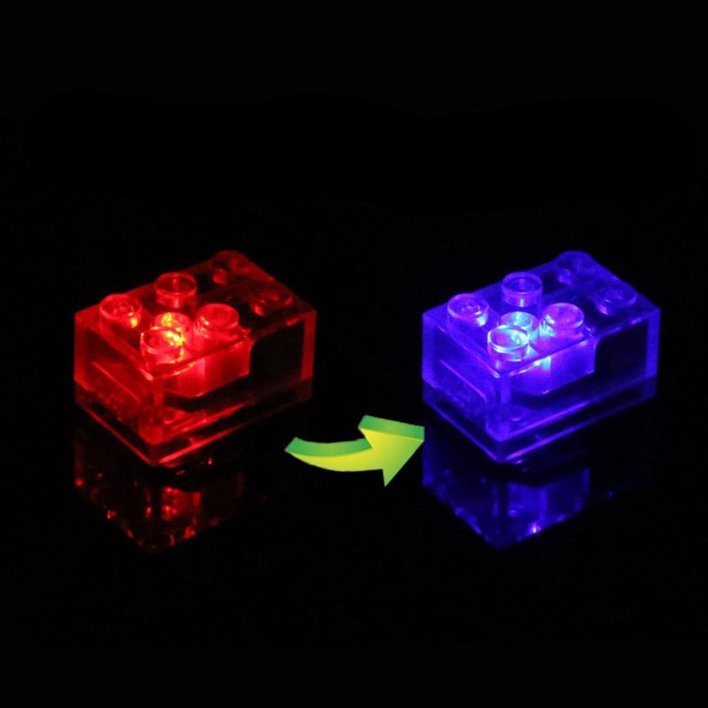 LED Light Up Set Lighting Bricks Blocks Compatible 3002 3003 6143 Friends Park Parts City Accessories Construction Toys For Gift Jurassic Bricks