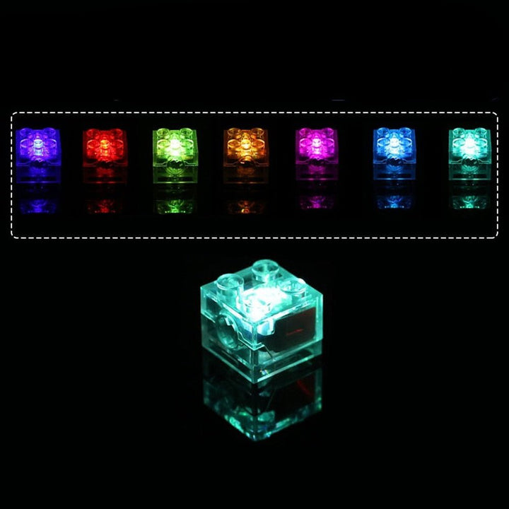 LED Light Up Set Lighting Bricks Blocks Compatible 3002 3003 6143 Friends Park Parts City Accessories Construction Toys For Gift Jurassic Bricks