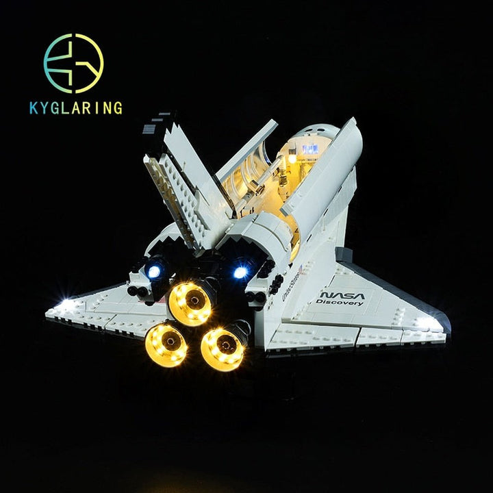 MOC NON LEGO LED Lighting Set 10283 DIY toys Space Shuttle Discovery Blocks Building