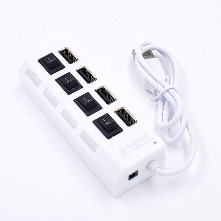 LED Lighting Set Battery Box With Usb Port For And Pin Led Light Kit Four / Seven Port USB Hub Small Splitter Switch Jurassic Bricks
