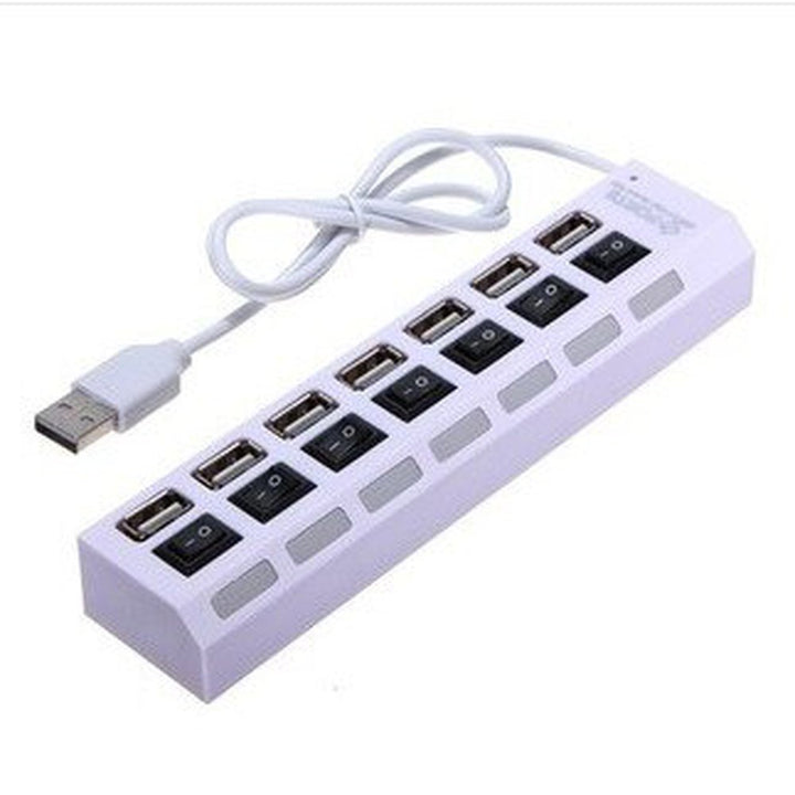 LED Lighting Set Battery Box With Usb Port For And Pin Led Light Kit Four / Seven Port USB Hub Small Splitter Switch Jurassic Bricks