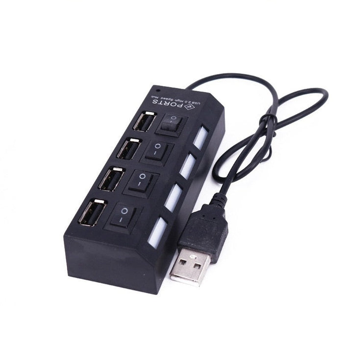 LED Lighting Set Battery Box With Usb Port For And Pin Led Light Kit Four / Seven Port USB Hub Small Splitter Switch Jurassic Bricks
