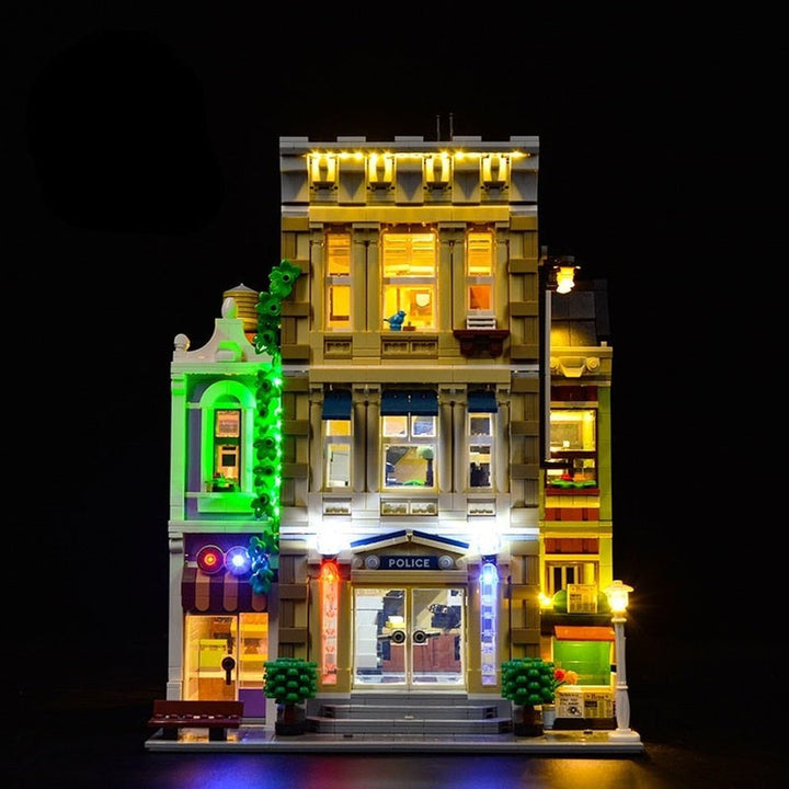 LED Lighting Set DIY Toys For 10278 Creator Expert Police Station (Only Light Kit Included) Jurassic Bricks