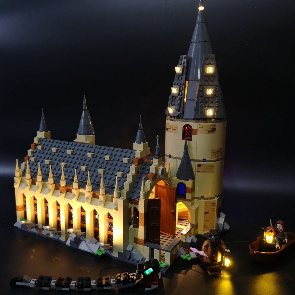 LED Lighting Set DIY Toys For 75954 Great Hall Set Model Building (Not Includ Building Blocks) Jurassic Bricks