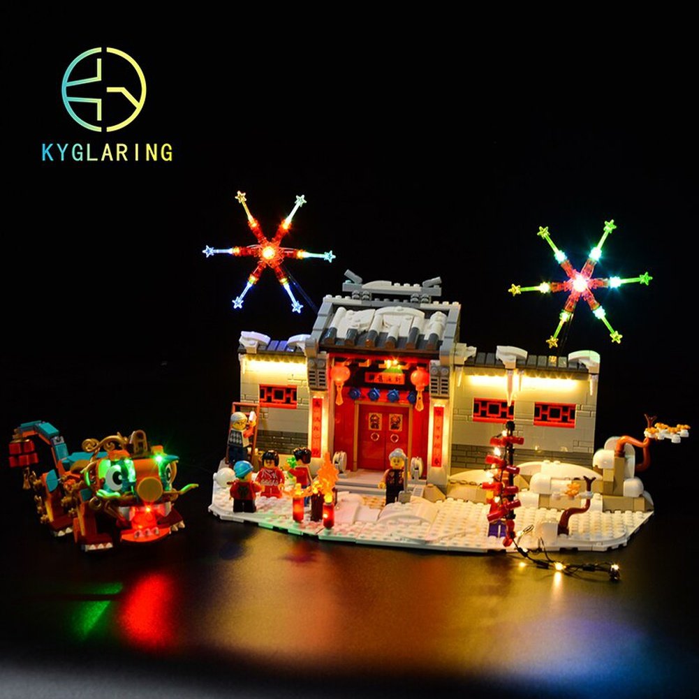 LED Lighting Set DIY Toys For 80106 Story Of Nian (Not Included Building Blocks) Jurassic Bricks