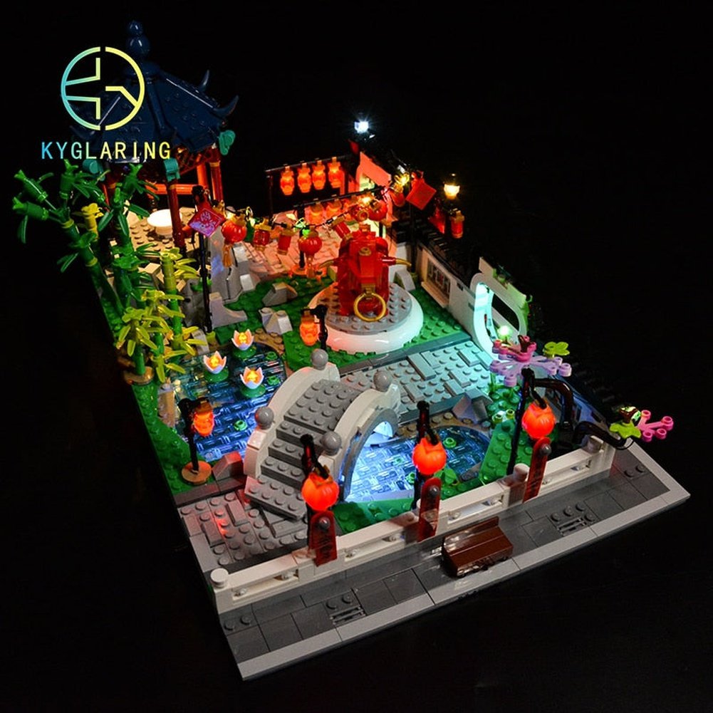 LED Lighting Set DIY Toys For 80107 Spring Lantern Festival (Only Light Kit Included) Jurassic Bricks