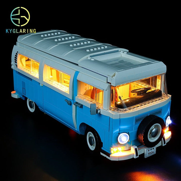 MOC  Compatible  LED Lighting Set DIY toys Creator 10279 (Classic Version) Volkswagen T2 Camper Van (Not Included Building Blocks)