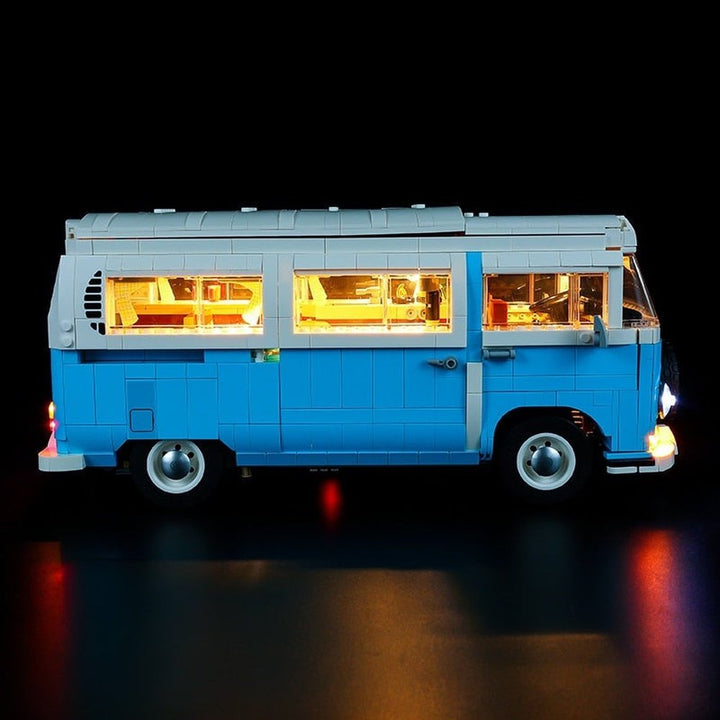 LED Lighting Set DIY Toys For Creator 10279 (Classic Version) Volkswagen T2 Camper Van (Not Included Building Blocks) Jurassic Bricks