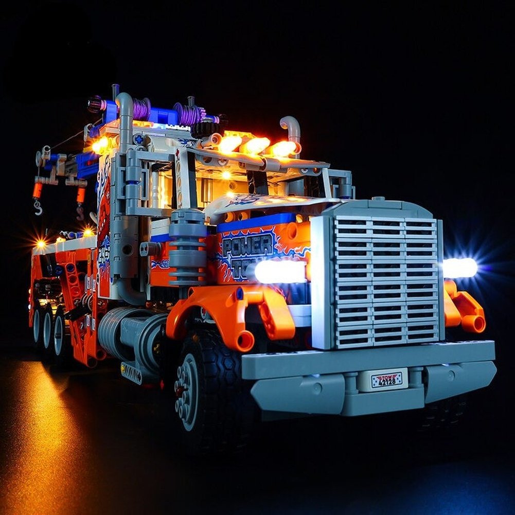 LED Lighting Set DIY Toys For Technic 42128 Heavy-Duty Tow Truck (Not Included Building Blocks) Jurassic Bricks