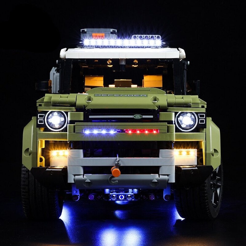 MOC Compatible LED Lighting Set DIY toys 42110 Technic Series Defender ...