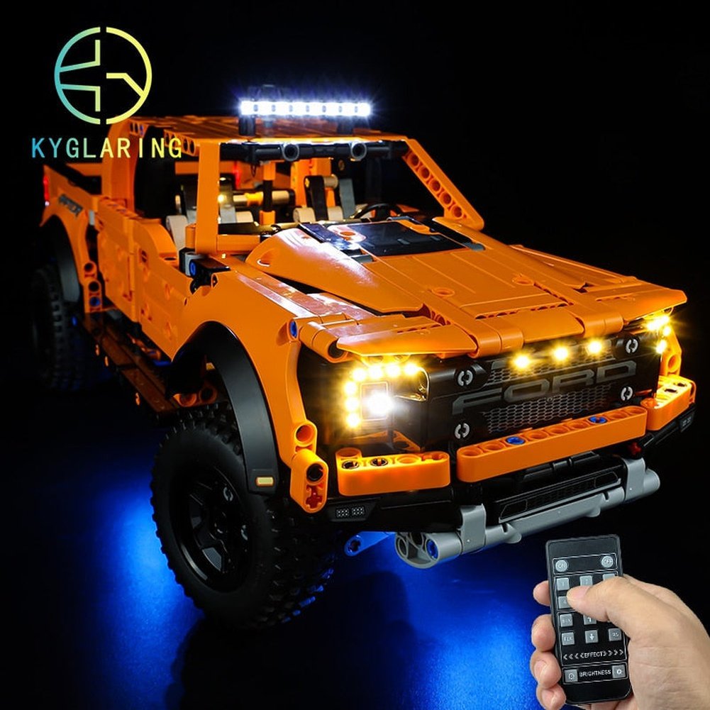 LED Lighting Set DIY Toys for Technical 42126 F-150 Raptor Pickup Car Blocks Building (Only Light Kit Included) Jurassic Bricks