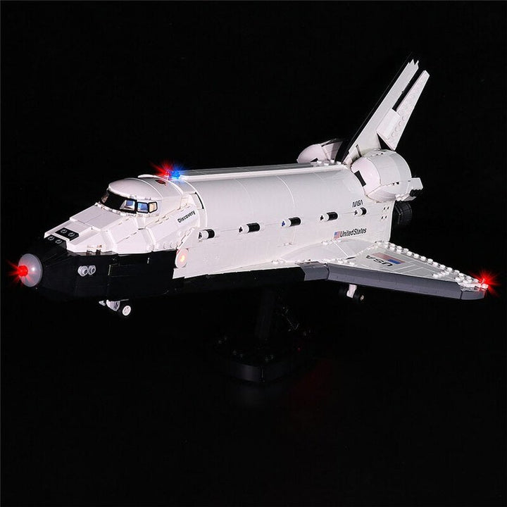 MOC  Compatible  LED Lighting Set for 10283 Space Shuttle Discovery Light Kit, Not Included the Building Block