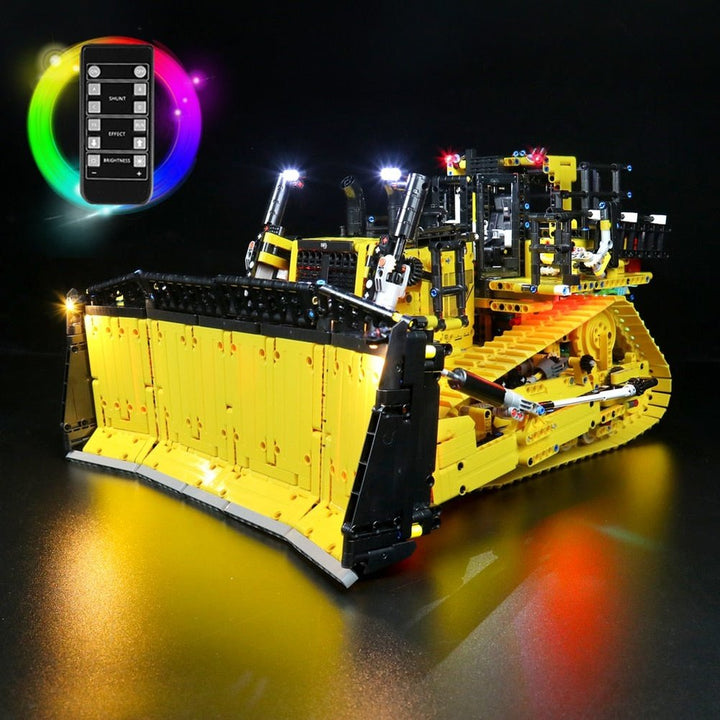 LED Lighting Set for 42131 App-Controlled Cat D11 Bulldozer Collectible Bricks Light Kit, Not Included the Building Model Jurassic Bricks