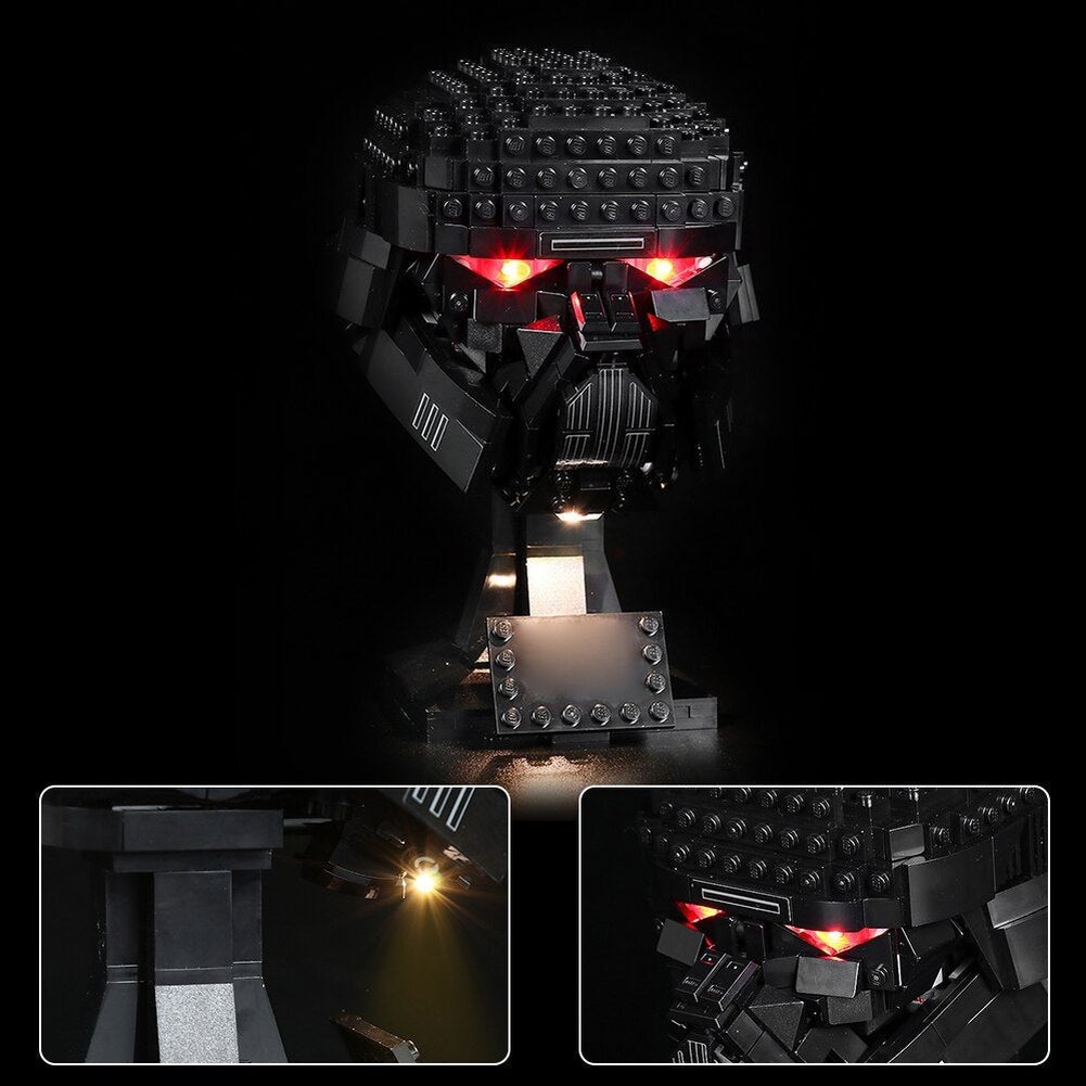 LED Lighting Set for 75343 Helmet Collectible Bricks Light Kit, Not Included Building Model Jurassic Bricks