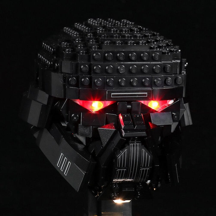 MOC  Compatible  LED Lighting Set for 75343 Helmet Collectible Bricks Light Kit, Not Included Building Model