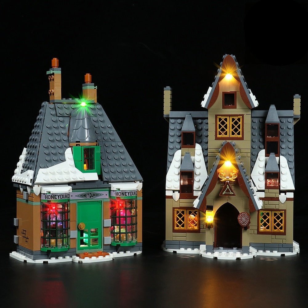 MOC  Compatible  LED Lighting Set for 76388 Village Visit Collectible Model Light Kit, Not Included the Building Block