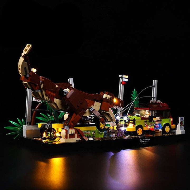 LED for 76956 T Rex Breakout Led Lighting Set DIY Toys  (Not Included Building Blocks) Jurassic Bricks