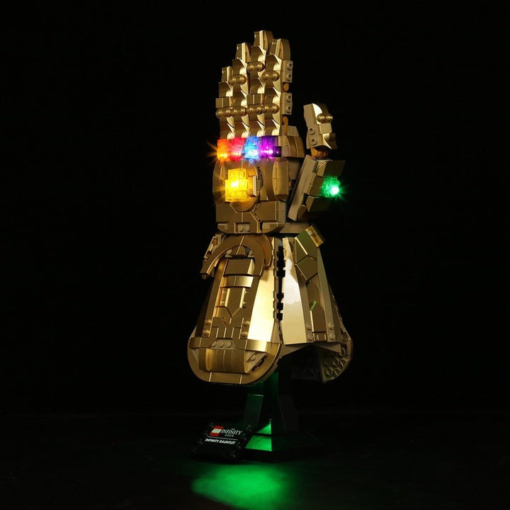 MOC NON LEGO Led Light Kit For 76191 Infinity Gauntlet Collectible Model Toy (Only Light, No Building Blocks)