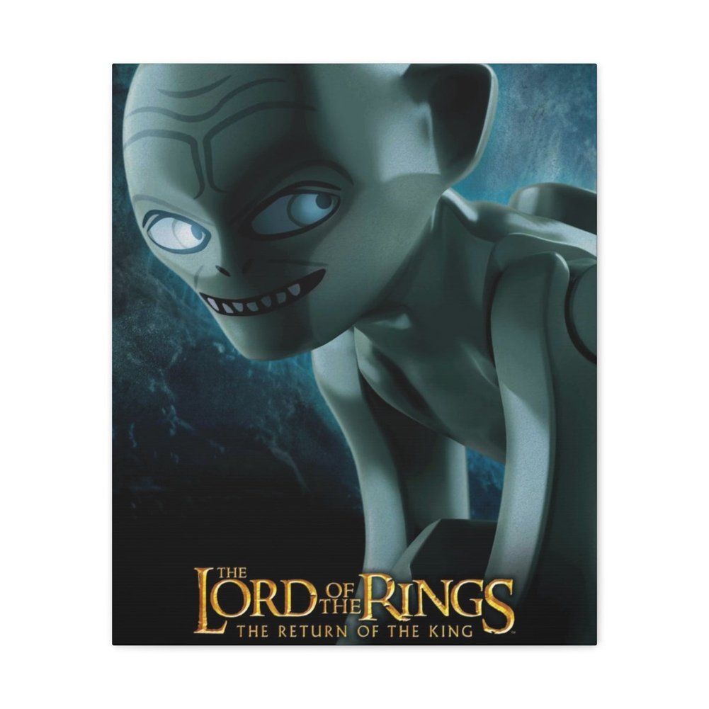 MOC NON LEGO Lord of The Rings LEGO Movie Wall Art Canvas Art With Backing.