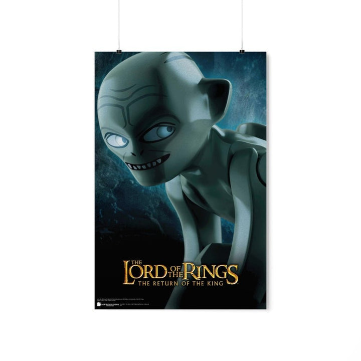 MOC NON LEGO Lord of The Rings LEGO Movie Wall Art POSTER ONLY