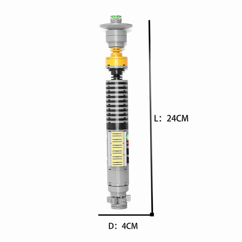 MOC NON LEGO Luke Lightsaber Handle War Lightsaber Planet Star Action 5690 Model Building Block Toy Boy