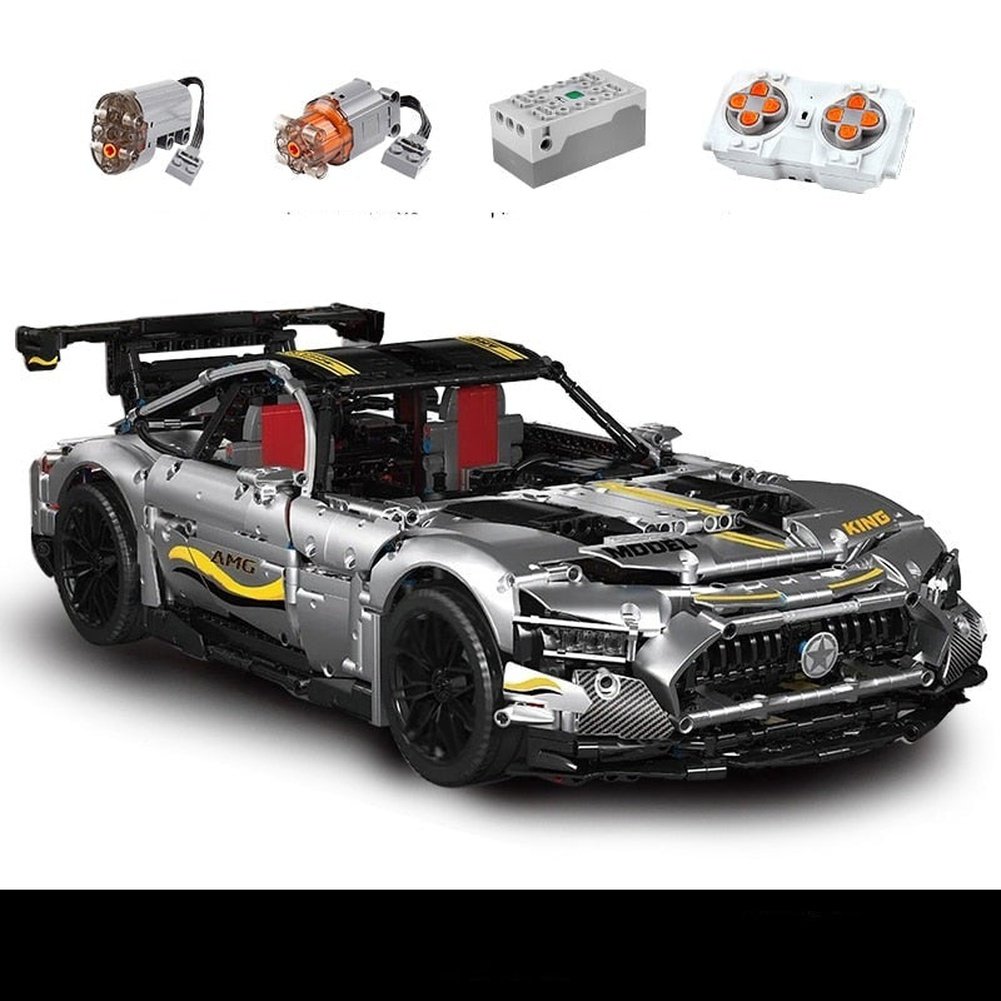 MK 13126 Technical Remote Control Car Building Kit RC Racing Car Building Blocks MOC Bricks Toys For Kids Christmas Gift Jurassic Bricks