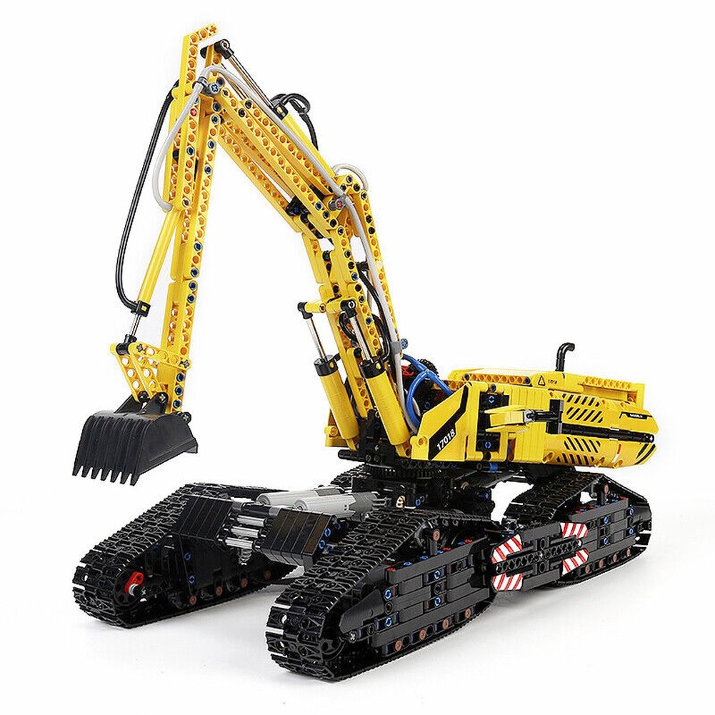 MOC  Compatible  MK 13130 Car Compatible Construction 42100 Liebherr R 9800 Excavator Motor Crane Set Kids  Toys Building Blocks Bricks