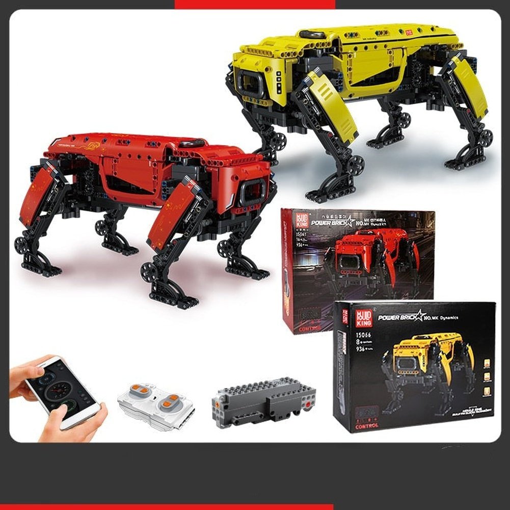 MK 15066 Technical Robot Toys The RC Motorized Boston Dynamics Big Dog Model AlphaDog Building Blocks Bricks Kids Gifts Jurassic Bricks