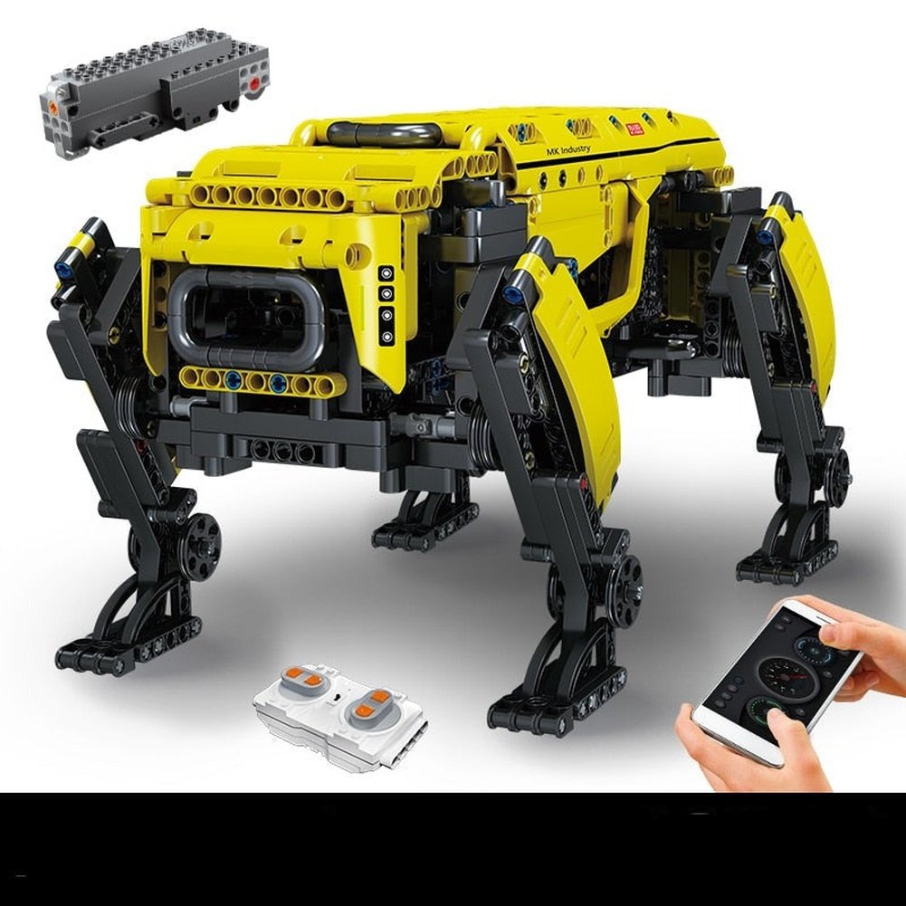 MOC NON LEGO MK 15066 Technical Robot Toys The RC Motorized Boston Dynamics Big Dog Model AlphaDog Building Blocks Bricks Kids