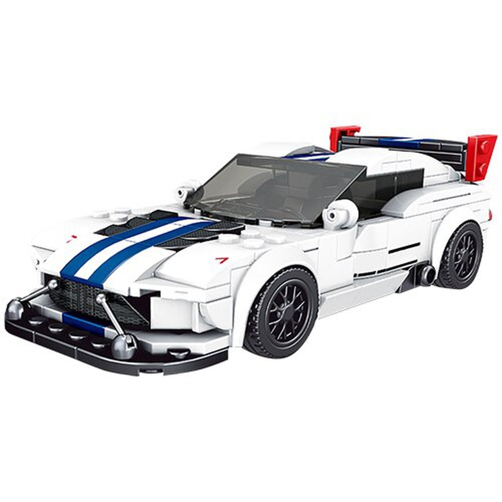 MK 27001 Technical Car Building Toys The Sport Speed Racing Car Model With Display Box Assembly Bricks Christmas Gifts Jurassic Bricks