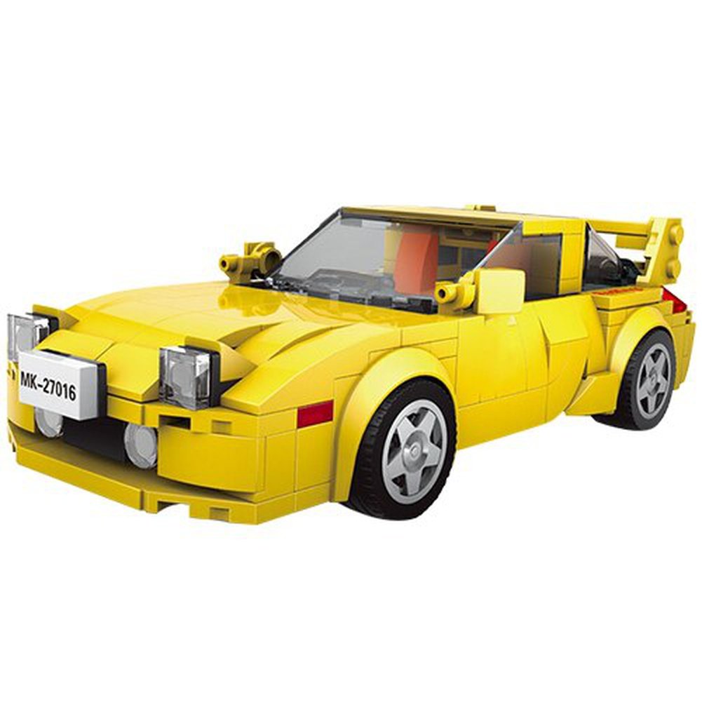 MK 27001 Technical Car Building Toys The Sport Speed Racing Car Model With Display Box Assembly Bricks Christmas Gifts Jurassic Bricks