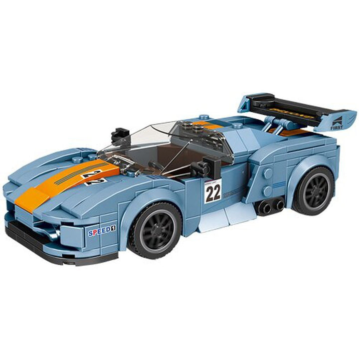 MK 27001 Technical Car Building Toys The Sport Speed Racing Car Model With Display Box Assembly Bricks Christmas Gifts Jurassic Bricks