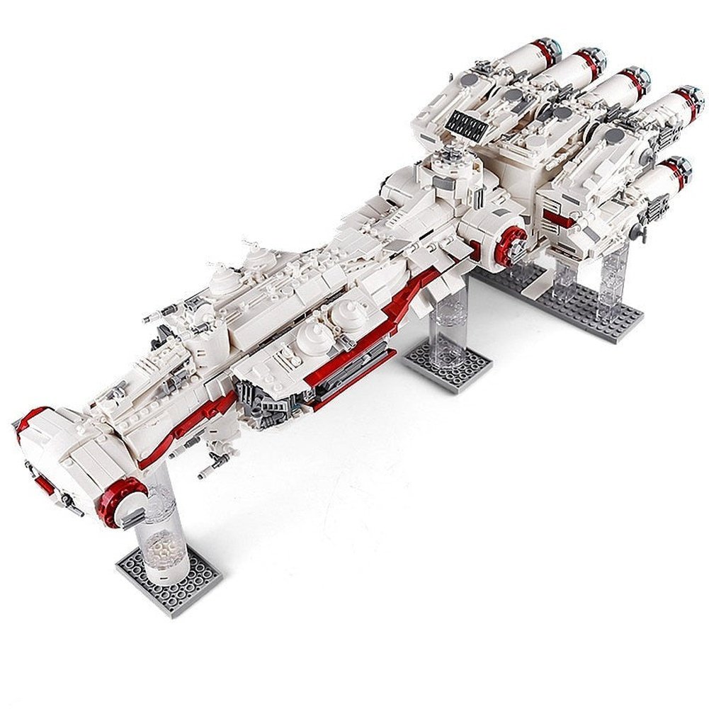 MK Starship Series UCS Tantive IV Rebel Blockade Runner Building Blocks Star Destroyer Bricks Toys For Children Boys Jurassic Bricks