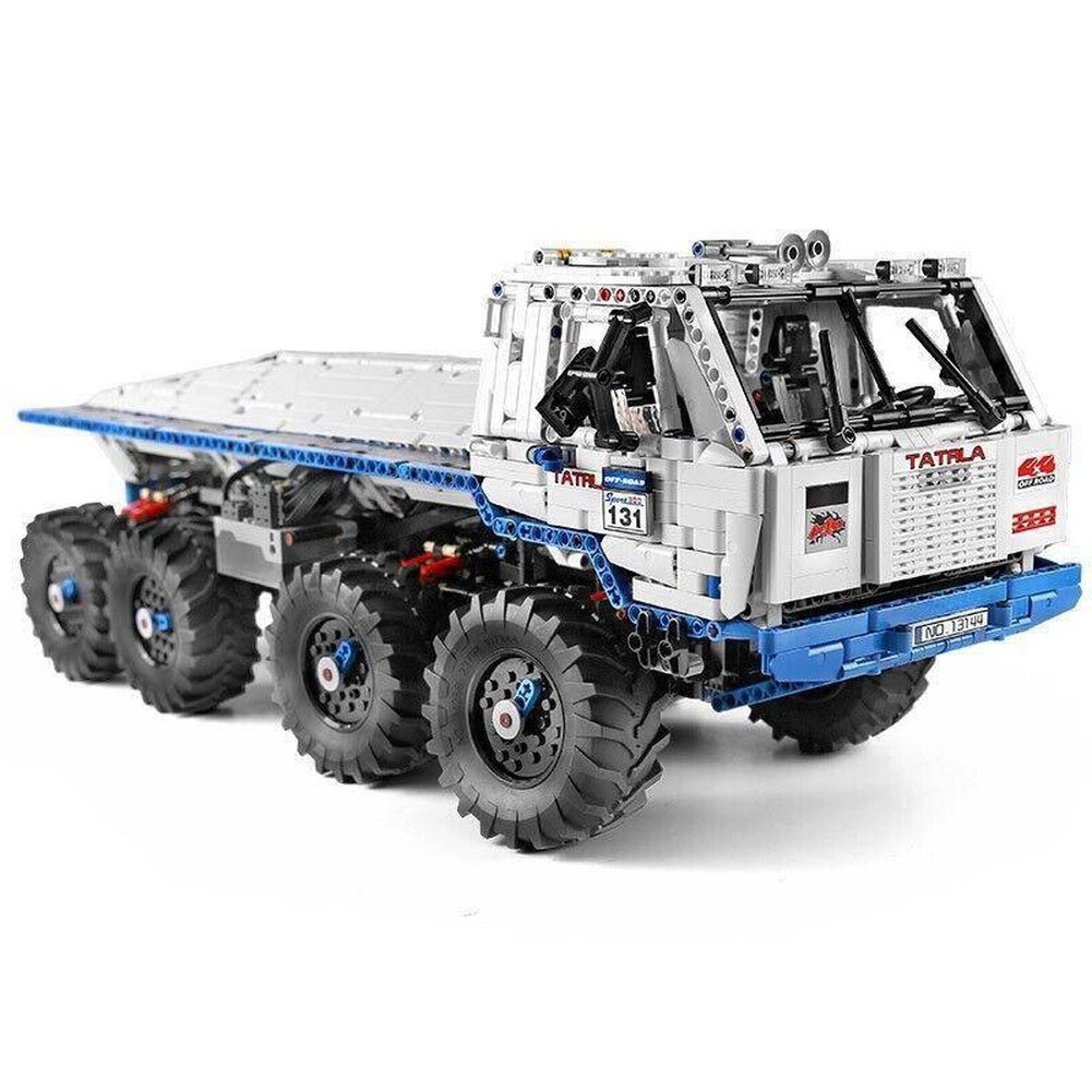 MK Technical TATRA 813 8x8 Building Blocks APP RC MOC-27092 Arakawa Tow Truck Construction Bircks Toy Boys Birthday Gift Jurassic Bricks