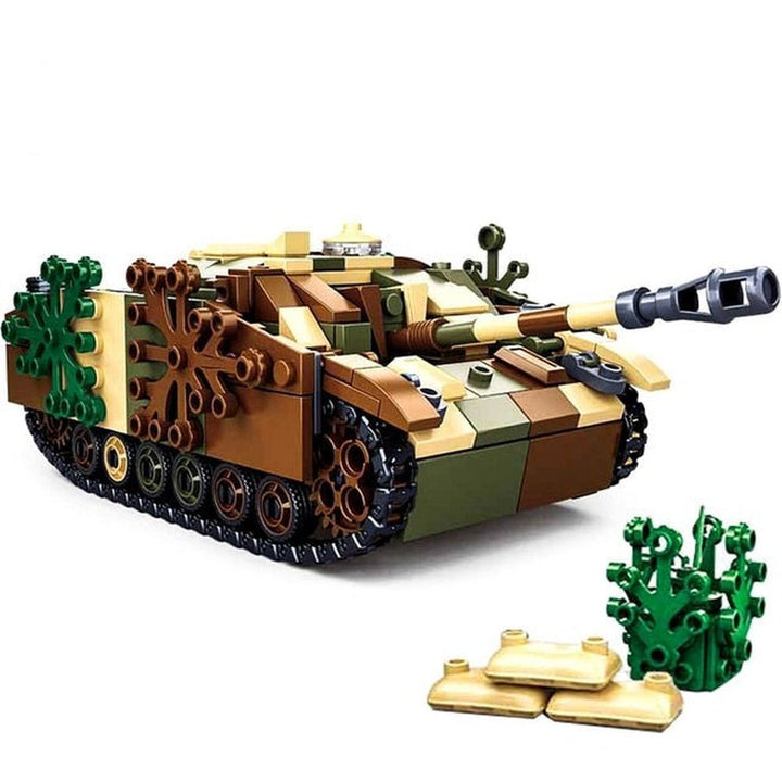 MK WW2 Military Tank Army Friends Armored Vehicle MK Building Bricks Classic Moc Blocks Action Figures Toy Boys Gift Jurassic Bricks