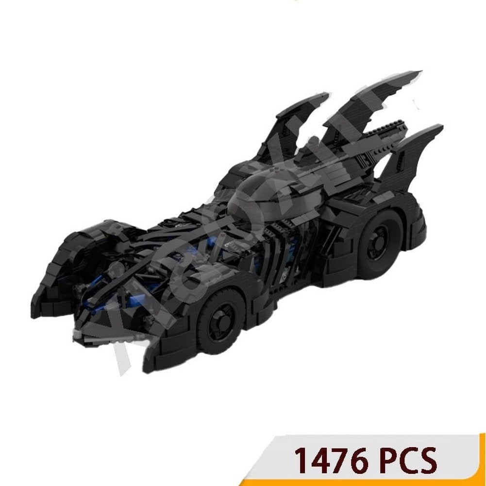 MOC-130113 Stock Building Blocks Famous Movies Super Car Model Tumbling 1989 Batmobile 76139 Building Blocks Toy Kids Gift Jurassic Bricks