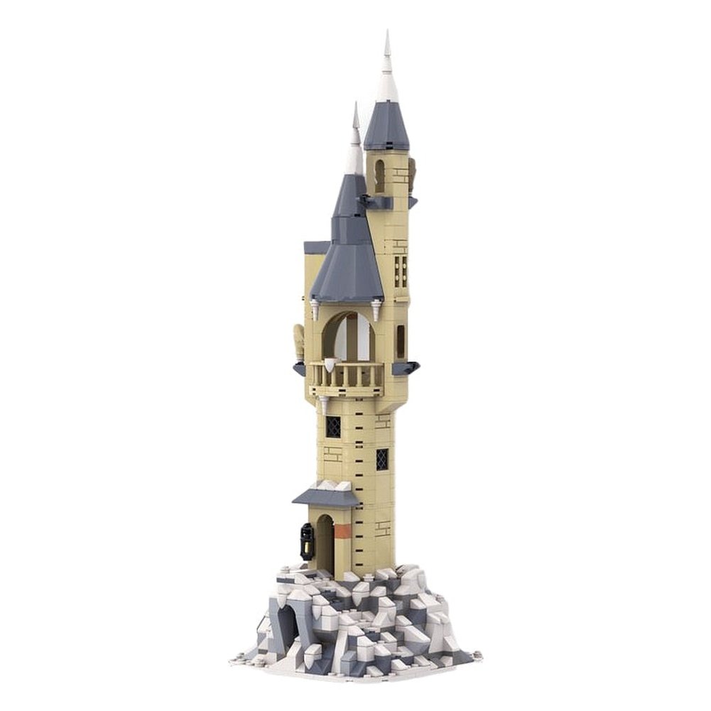 MOC-74348 Owlery Tower Building Block Kit Medieval Harry Magic Castle Witch Villa Tree Hut Church Brick Model Kid Puzzle Toy Jurassic Bricks