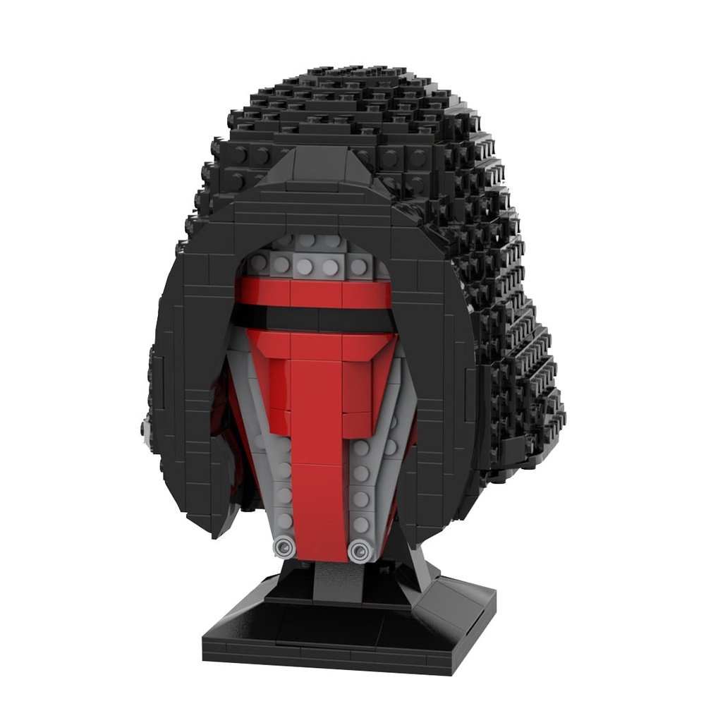 MOC-80847 745parts War Helmet Compatible with 75277 75304 DIY Building Blocks Set Jurassic Bricks