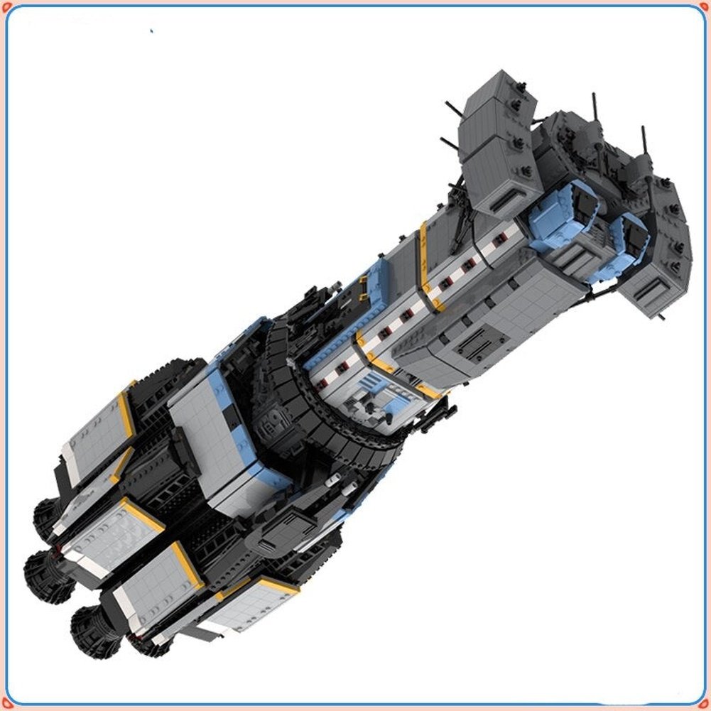 MOC Building Blocks Spaceship UNN Thomas Prince Patrol Destroyer AGATHA KING Movieship Model Bricks DIY Model Bricks Toy Gifts Jurassic Bricks