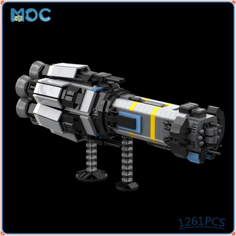 MOC Building Blocks Spaceship UNN Thomas Prince Patrol Destroyer AGATHA KING Movieship Model Bricks DIY Model Bricks Toy Gifts Jurassic Bricks