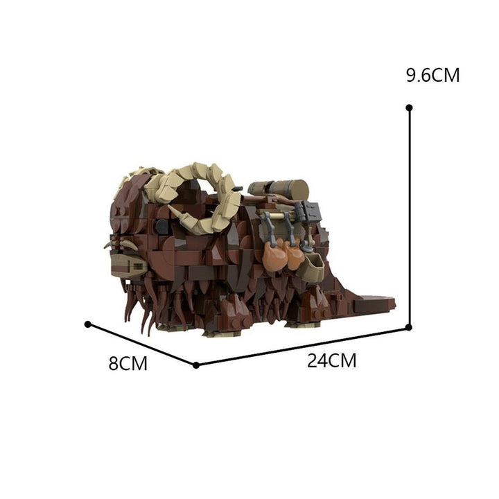 MOC Space Wars Beast Banthas 97302 Action Figure Building Blocks Animal Rhino Model Desert Bull Constructor Brick Child Toys Jurassic Bricks