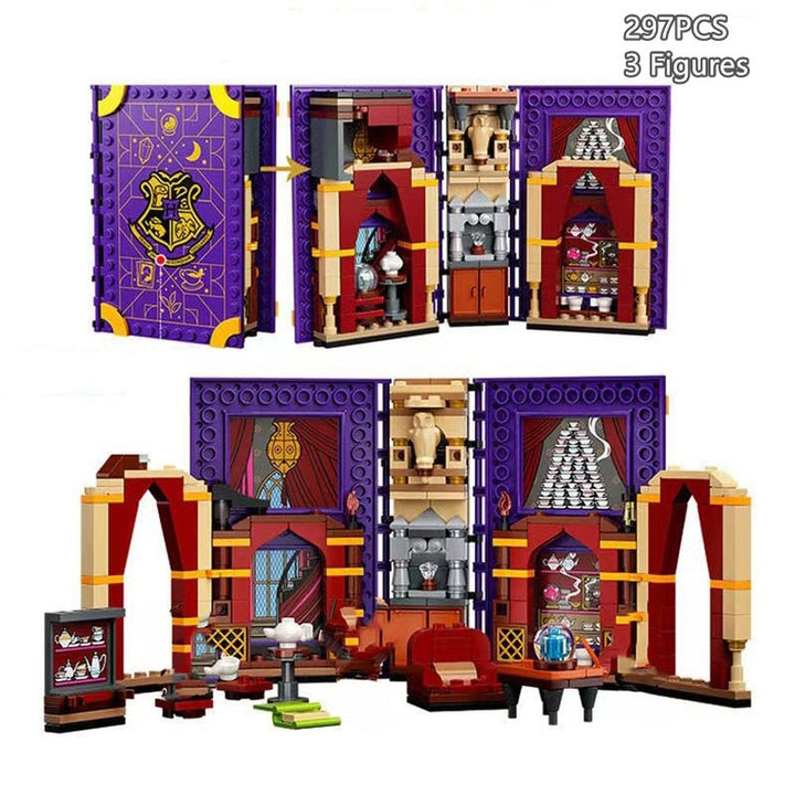 Magical Book Building Blocks Potions Charms Herbologys Class Books ScriptsWizards Moment Toys Gifts Kit Kids Bricks Jurassic Bricks