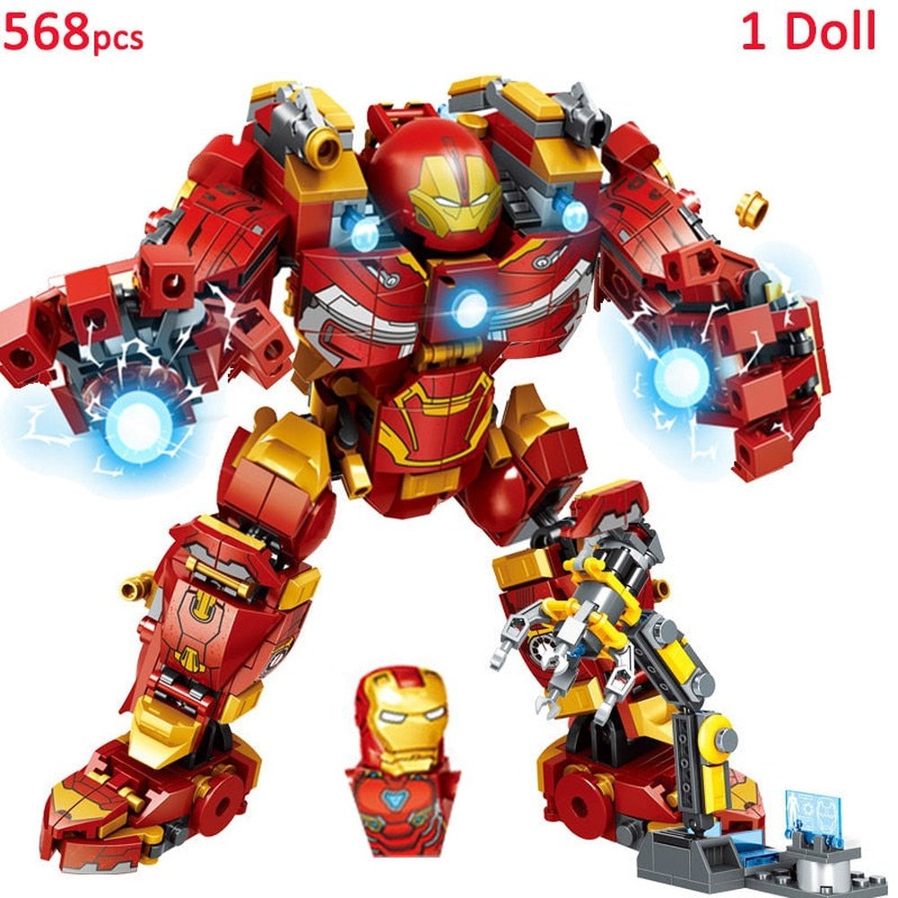 Marvel Superhero Movie Carnage Battle Venom VS Spiderman Model Building Blocks Bricks Sets Figures Kids Toys For Children Gifts Jurassic Bricks