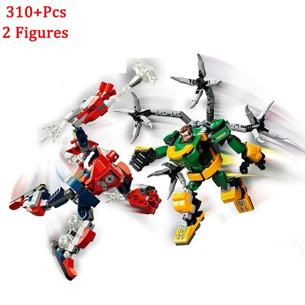 Marvel Superhero Movie Carnage Battle Venom VS Spiderman Model Building Blocks Bricks Sets Figures Kids Toys For Children Gifts Jurassic Bricks