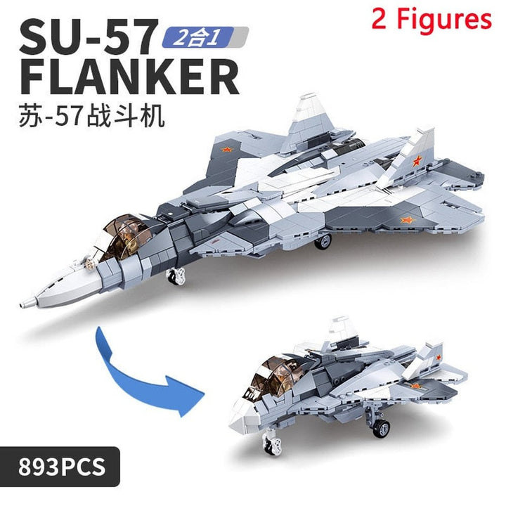 Military F/A-18E Super BumbleBee Strike Hornet Fighter Plane Building Blocks War Bricks Classic Model Educational Kids MOC Toys Jurassic Bricks