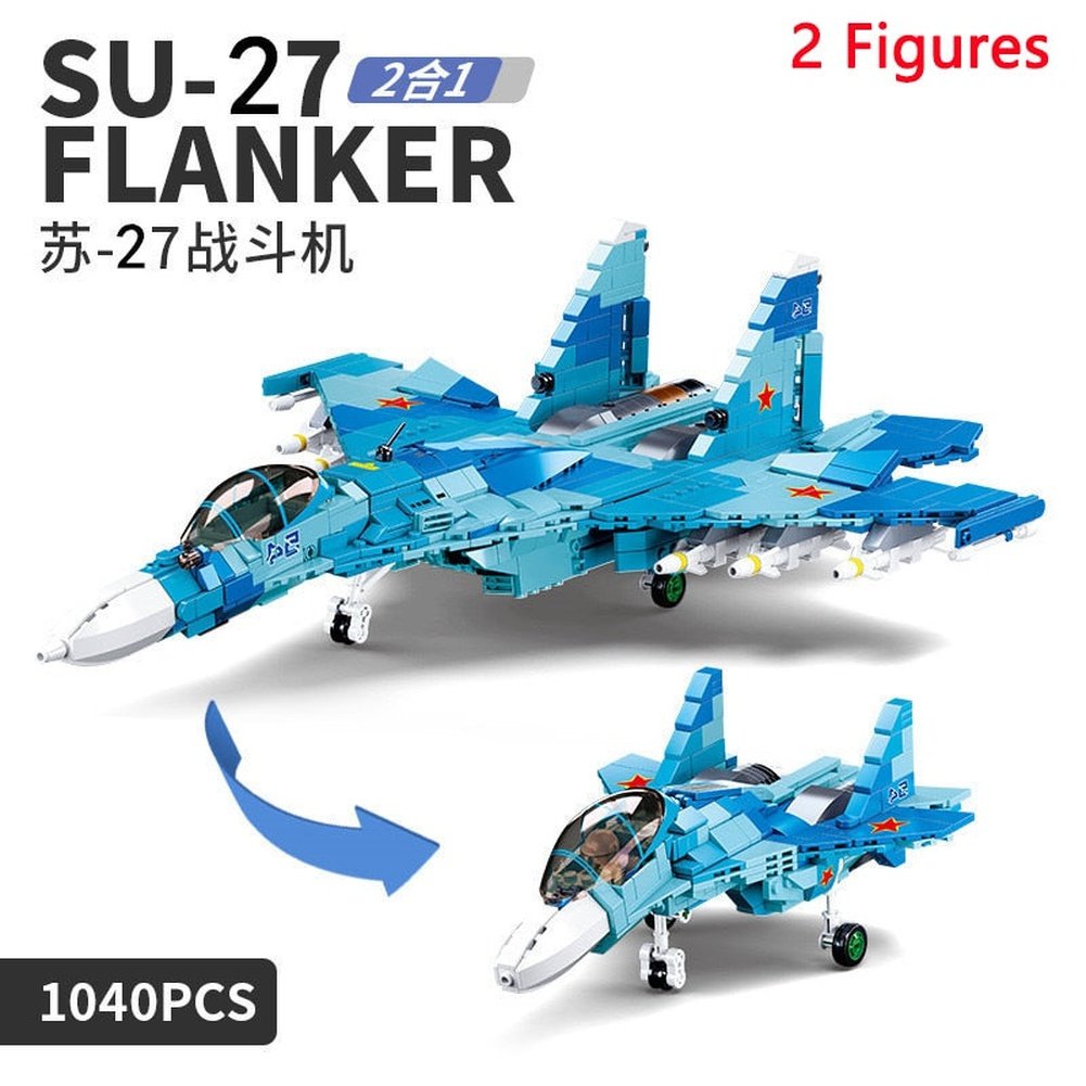 Military F/A-18E Super BumbleBee Strike Hornet Fighter Plane Building Blocks War Bricks Classic Model Educational Kids MOC Toys Jurassic Bricks