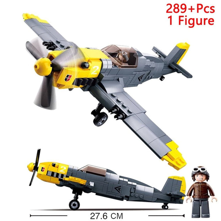 Military F/A-18E Super BumbleBee Strike Hornet Fighter Plane Building Blocks War Bricks Classic Model Educational Kids MOC Toys Jurassic Bricks