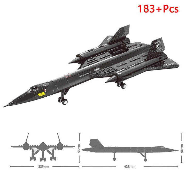 Military F/A-18E Super BumbleBee Strike Hornet Fighter Plane Building Blocks War Bricks Classic Model Educational Kids MOC Toys Jurassic Bricks