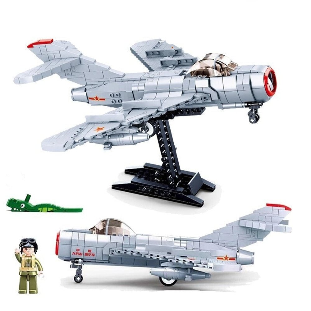 Military King of Jaeger AH-1Z VIPER Gunship Armed Helicopter Building Blocks Kit Bricks Classic Model Toys for Kids Gifts Jurassic Bricks